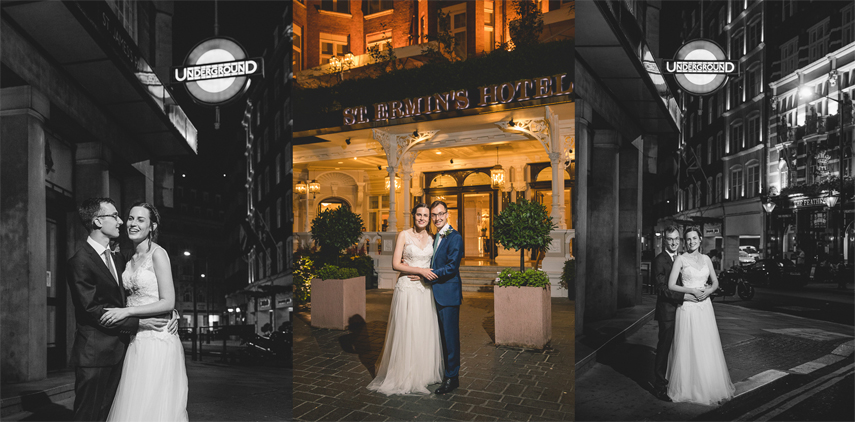 St. Ermin's hotel Westminster London Wedding Photographer